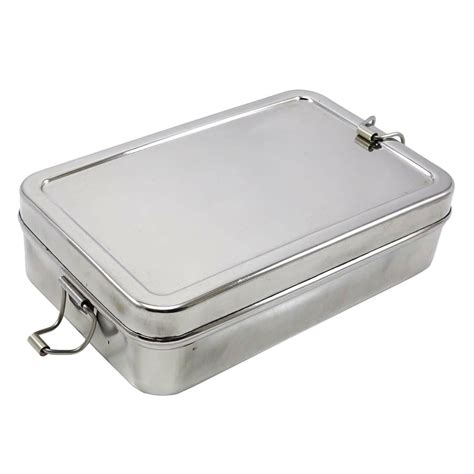 simple steel lunch box